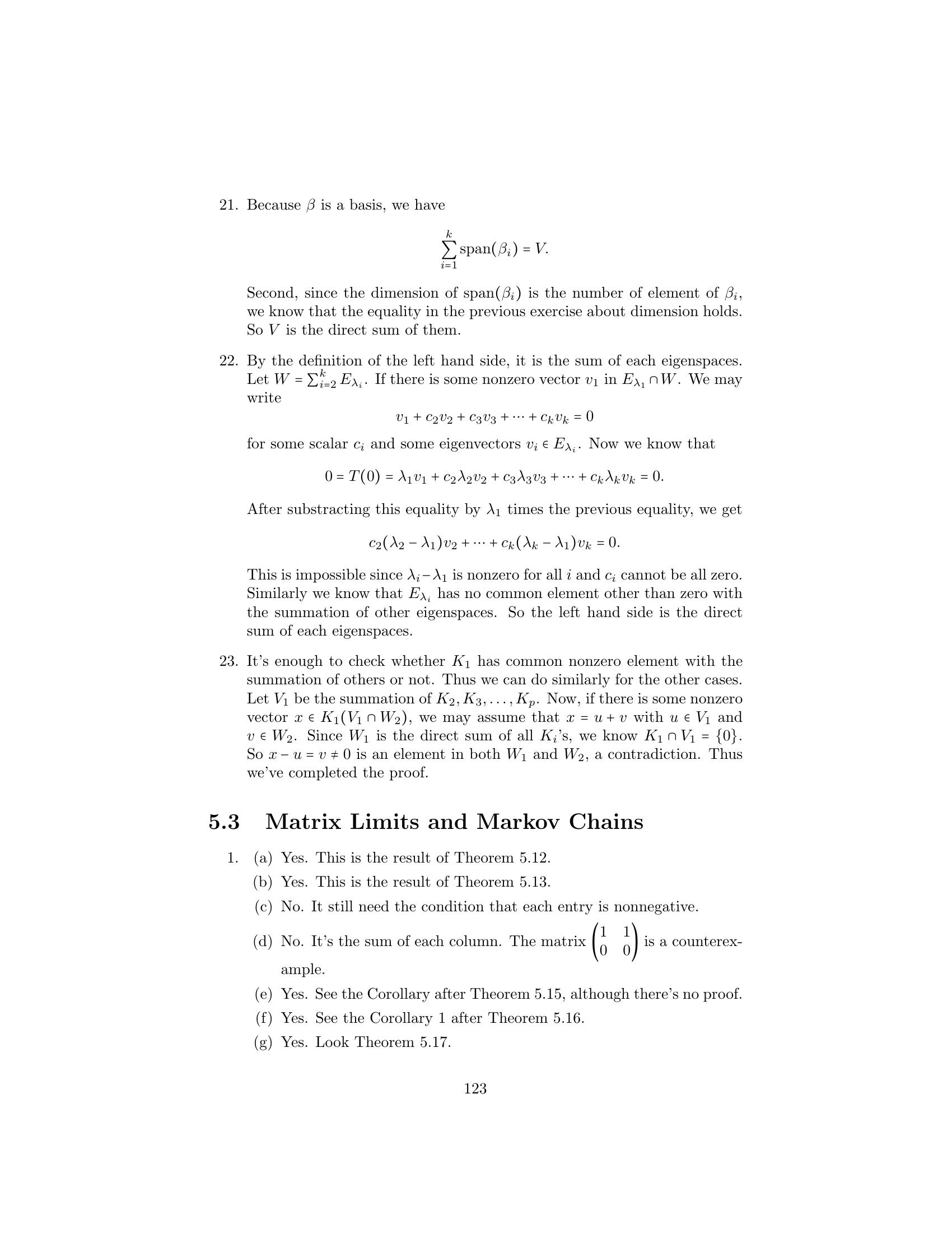 Solutions To Linear Algebra Stephen H Friedberg Fourth Edition Chapter 5