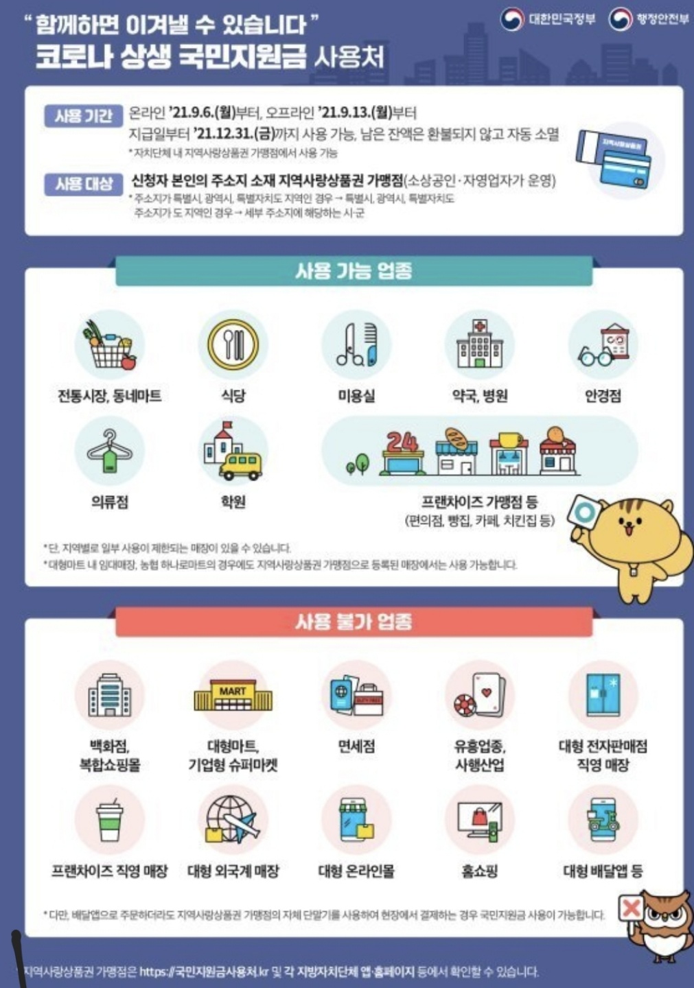  재난지원금으로 배달음식 주문시 주의점???(ft. 가맹점과 직영점 구분법)
