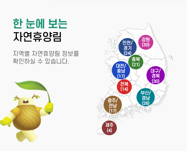 전국 지역별 자연휴양림 예약방법과 할인 혜택 총정리! (숲속나들이e