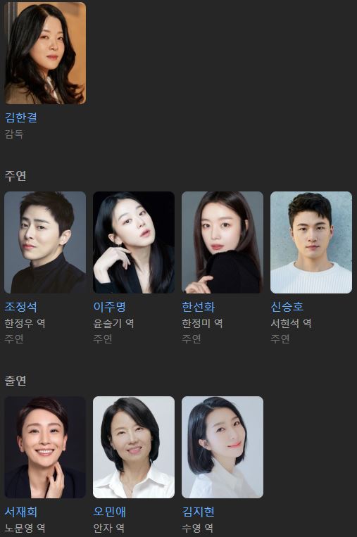 파일럿 영화 감독 및 출연 배우