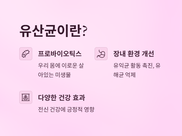 유산균효능