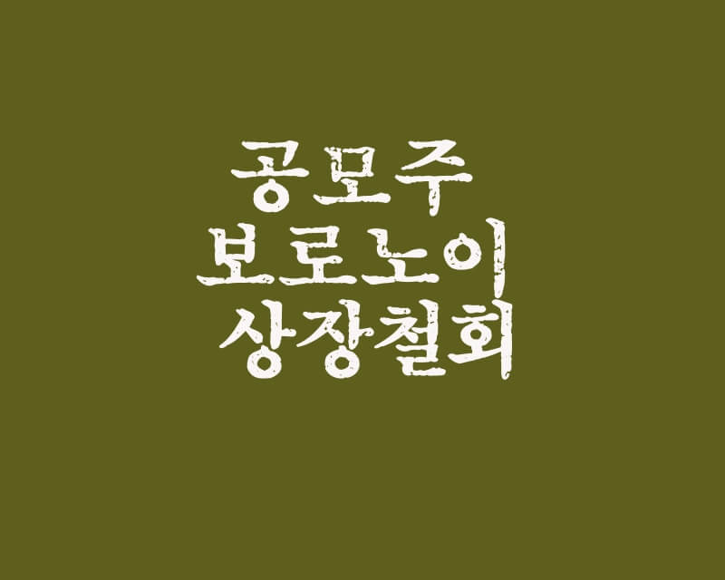 공모주 보로노이 상장철회 1 바이오주 공모주 보로노이 상장철회 신청소식