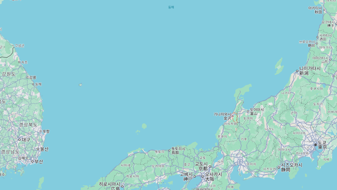 가나자와시 위치