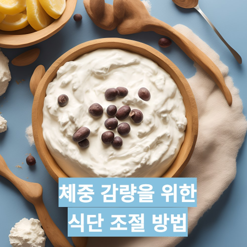 체중 감량을 위한 식단 조절 방법