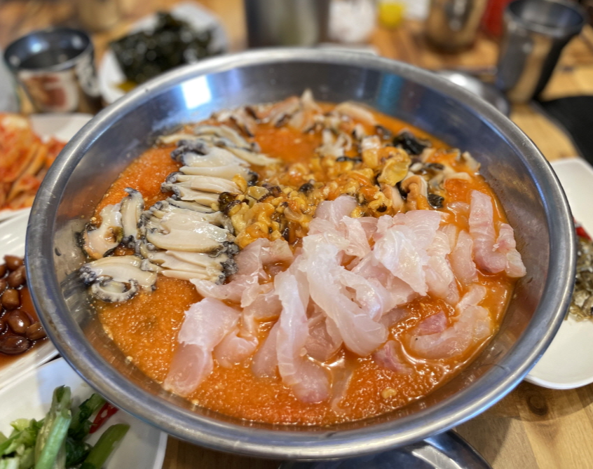  제주 표선면 맛집 해녀의집식당 물회 아침식사 후기