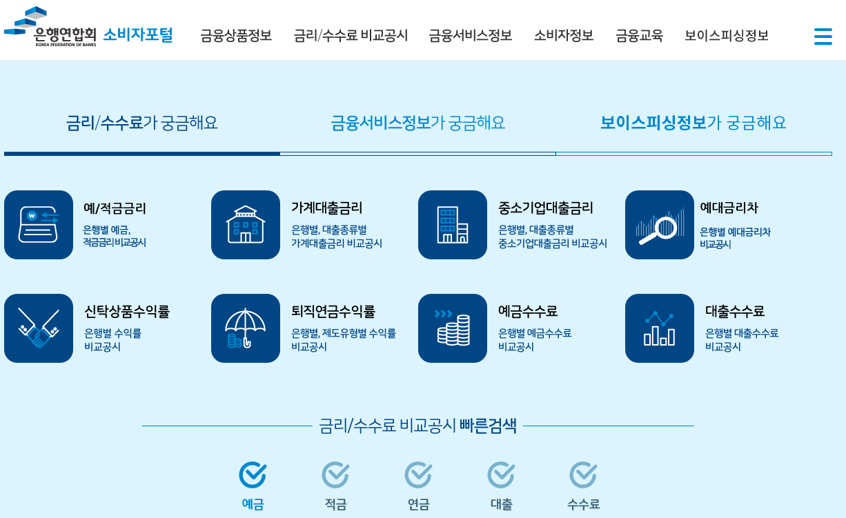 은행연합소비자포털