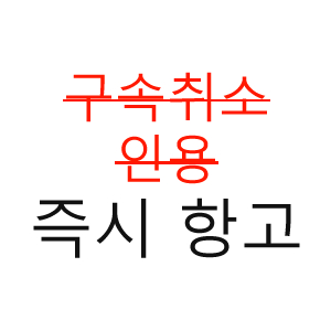 즉시항고.