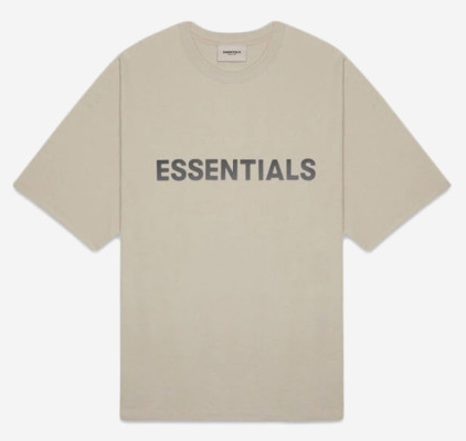 Essentials 3D 실리콘 아플리케 박시 티셔츠