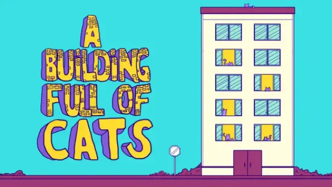 고양이로 가득한 건물