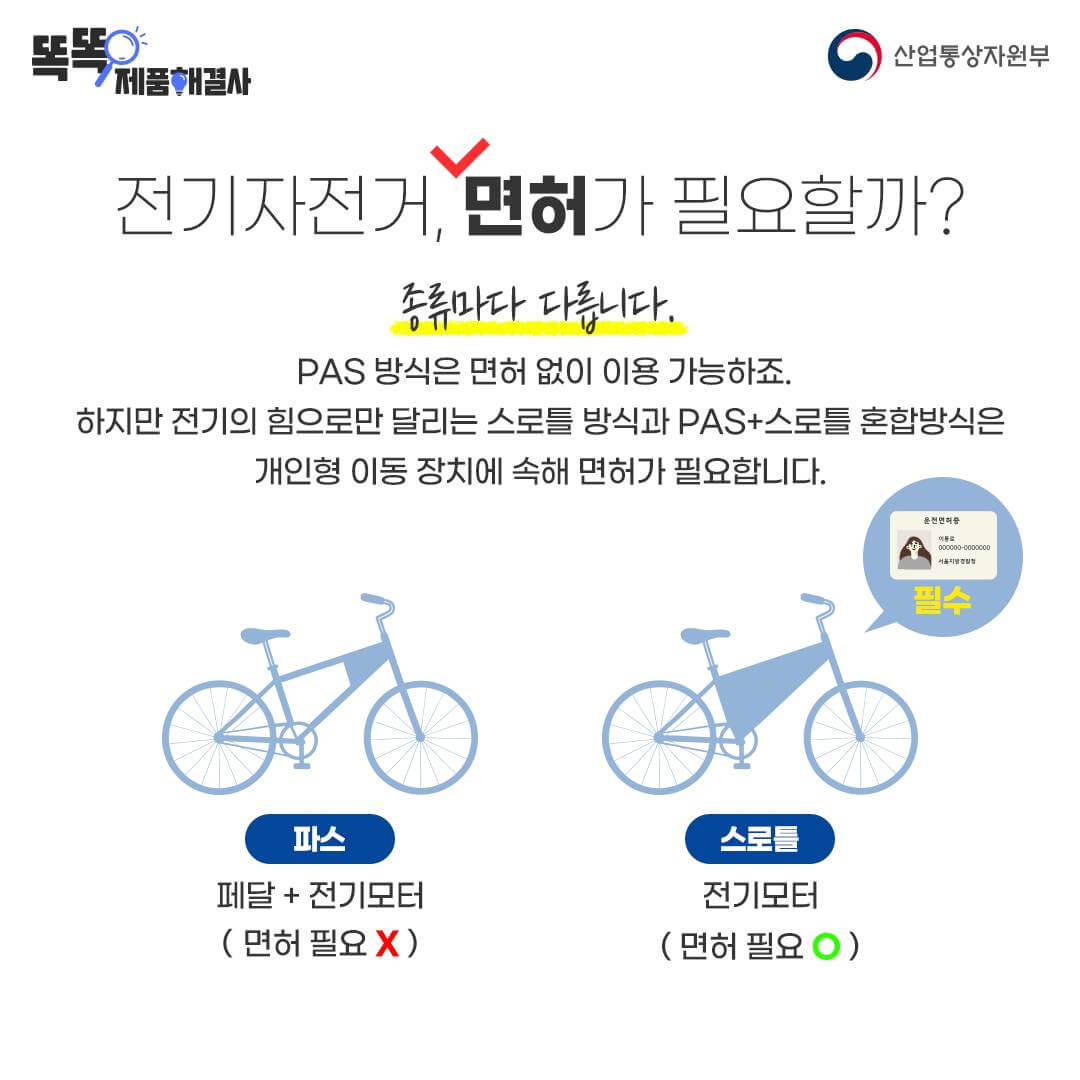 전기자전거 면허