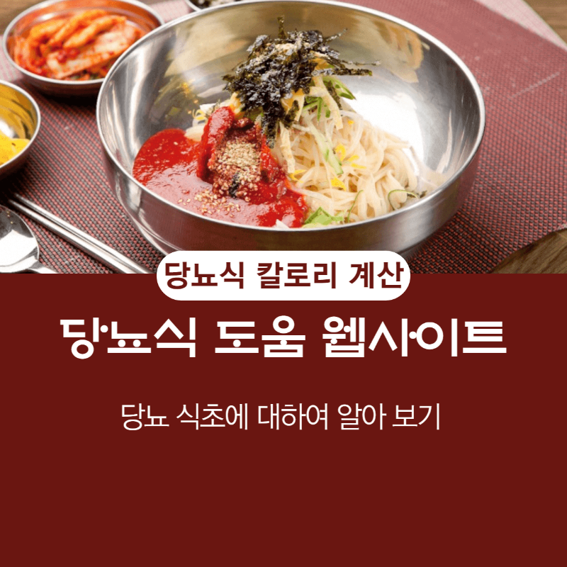  당뇨식 칼로리 계산 당뇨식이요법 당뇨 식초