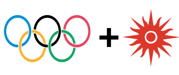 올림픽 로고와 아시안게임 로고