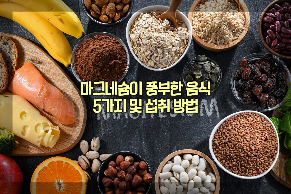 마그네슘이 풍부한 음식