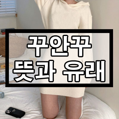 꾸안꾸 뜻과 유래 (feat. 꾸꾸) 꾸안꾸 뜻과 유래 (Feat. 꾸꾸)