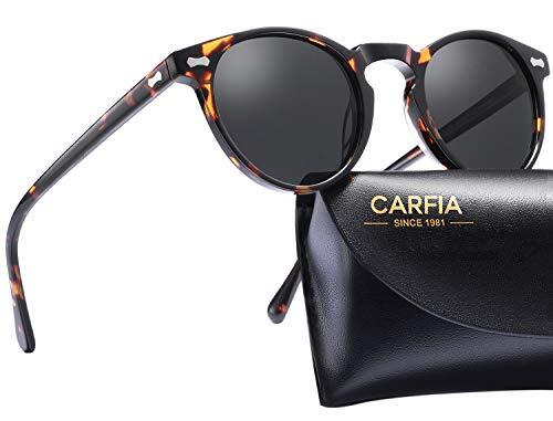 Carfia 레트로 빈티지 패션 편광 여성 선글라스
