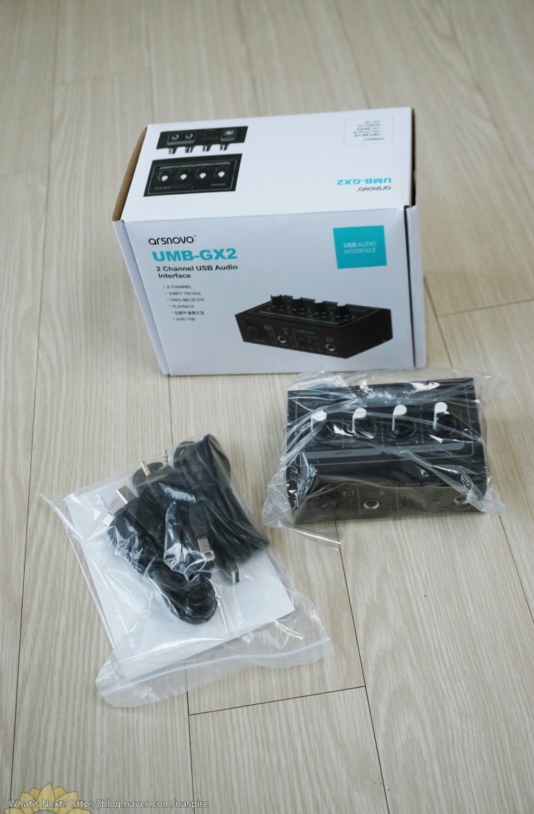 USB 개인방송장비 2채널 오디오인터페이스