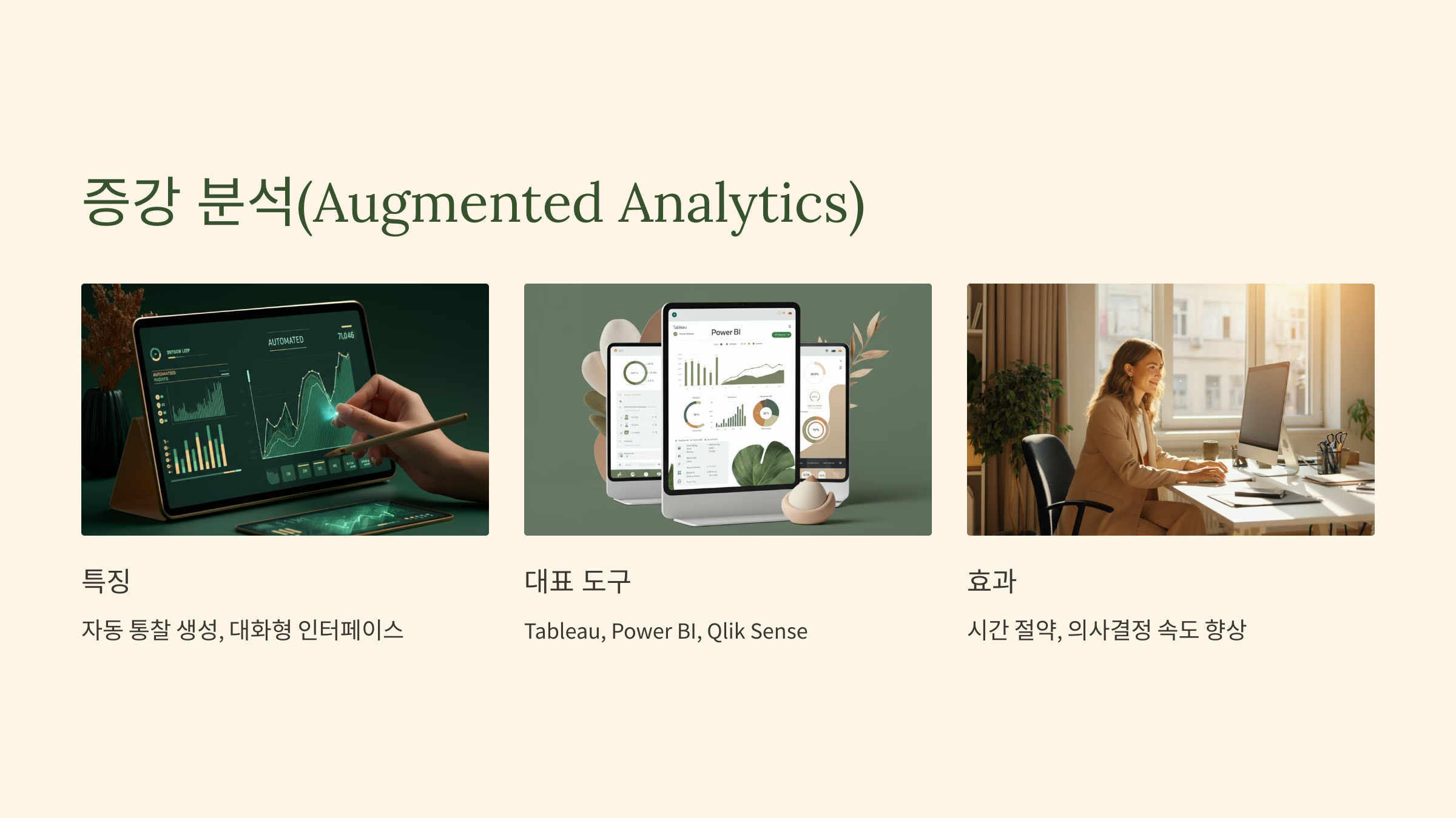 증강 분석(Augmented Analytics)