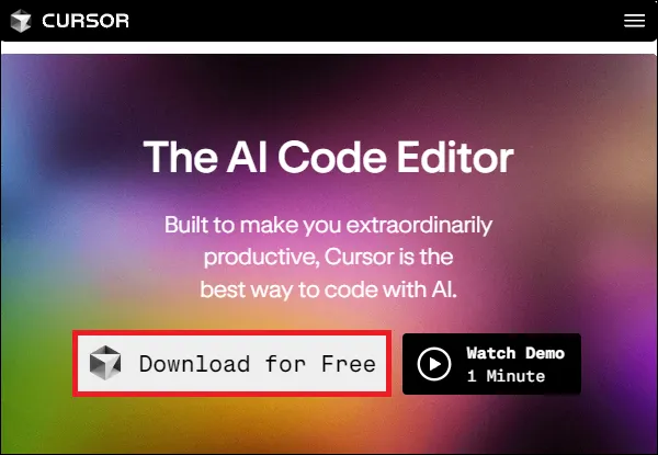 커서 ai 코드 에디터