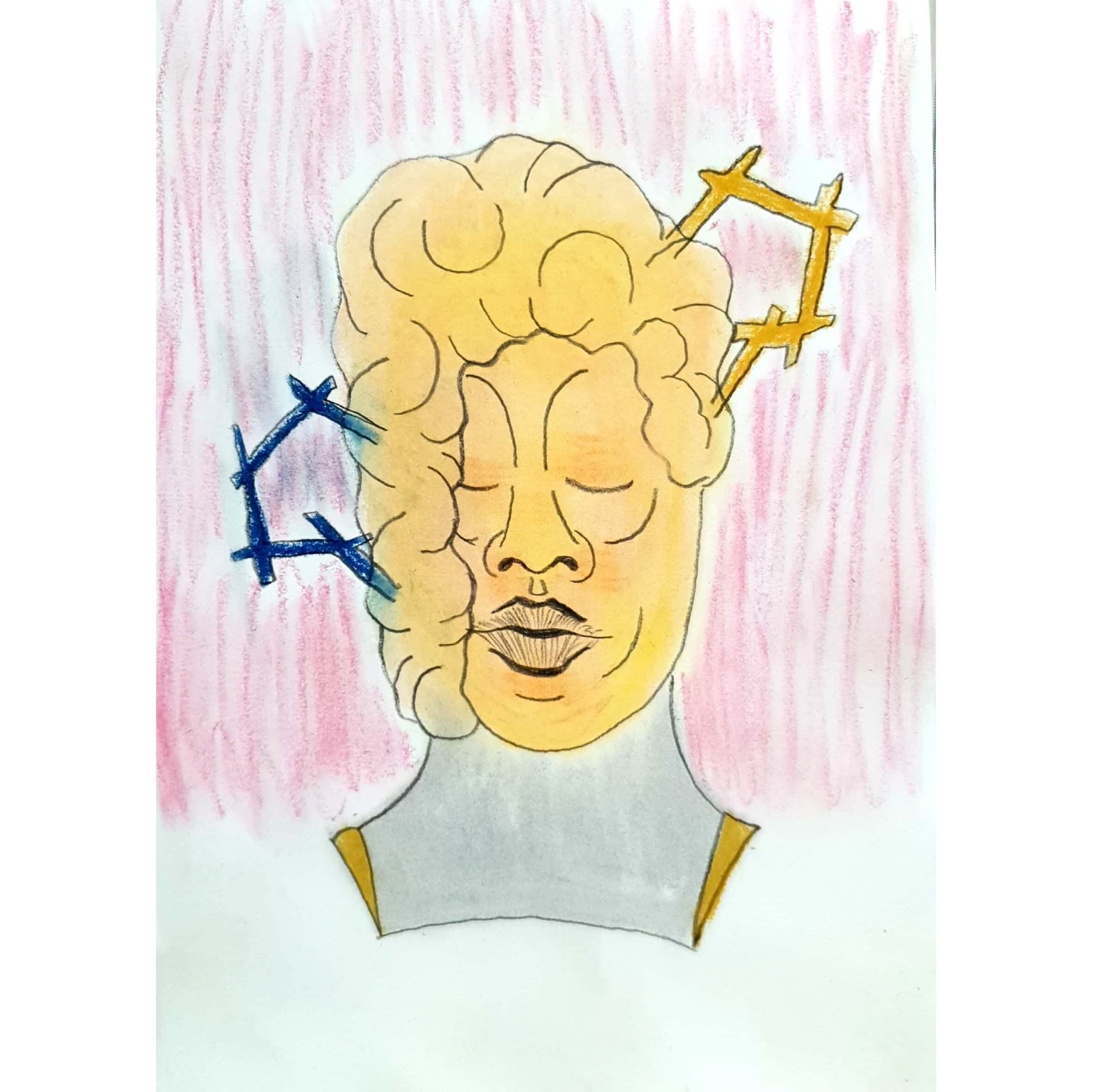  Dreaming 꿈꾸는 중 / 일러스트 그림 드로잉 / 추상화 그리기