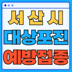 충남 서산시 대상포진 백신 무료 예방접종 비용지원 신청방법 대상자 준비서류