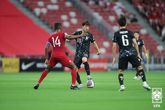 대한민국 싱가포르 축구 경기 하이라이트 &amp;#44; 출처 KFA