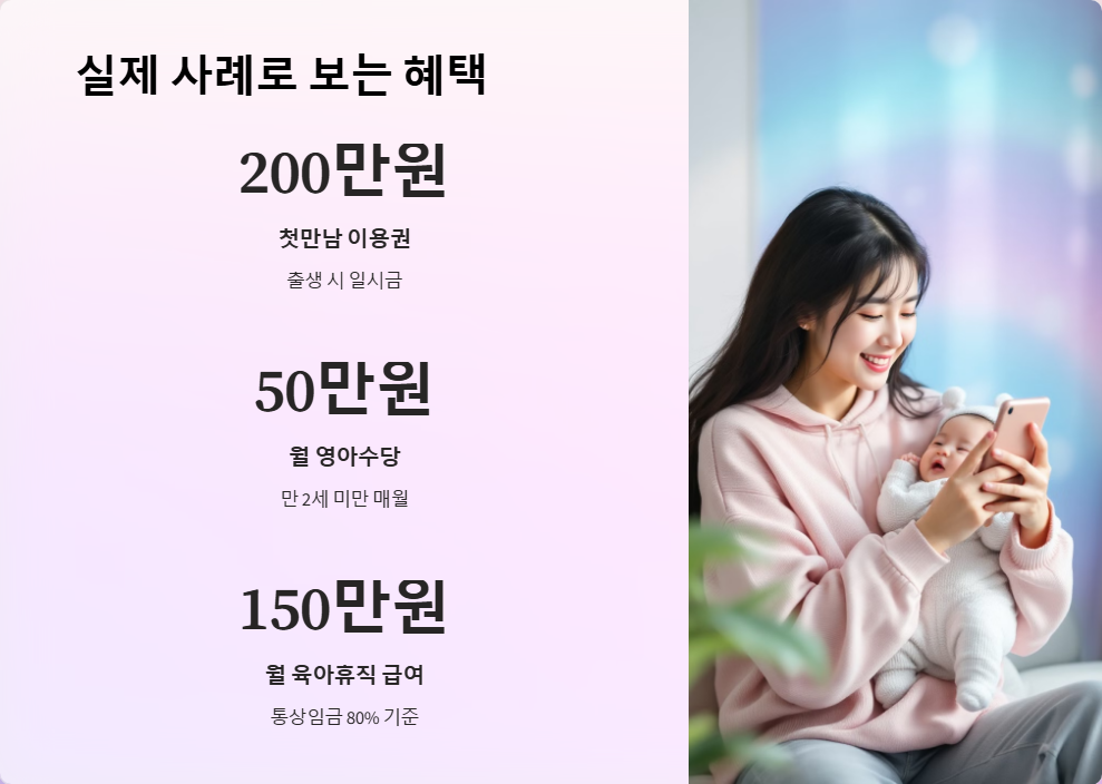 출산 양육 지원정책 신청 절차
