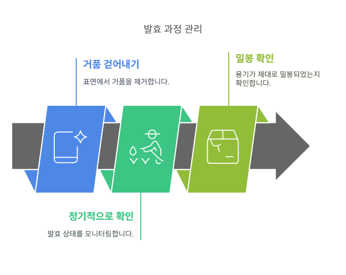 매실원액 거품 대처방법 알아보기