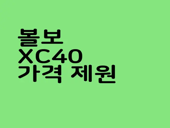 볼보 XC40