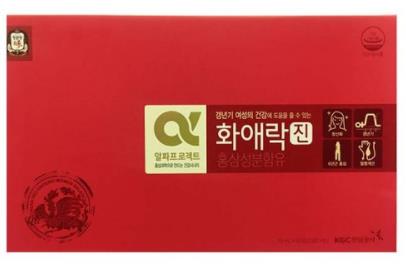  갱년기 여성용 건강식품 / 정관장 화애락진