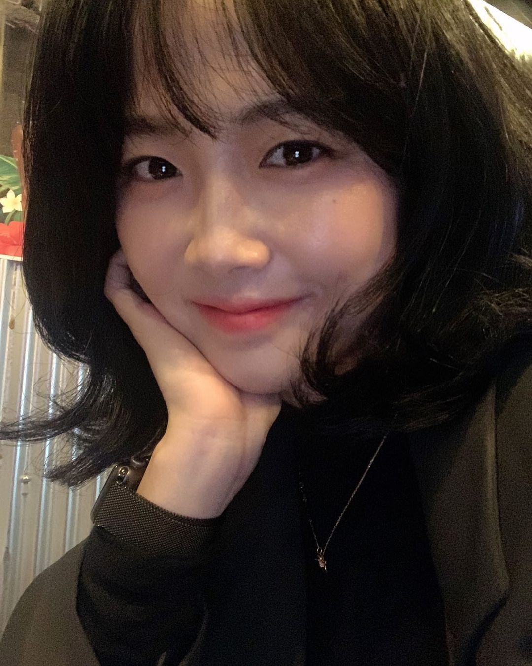 축구선수 이민아 셀카