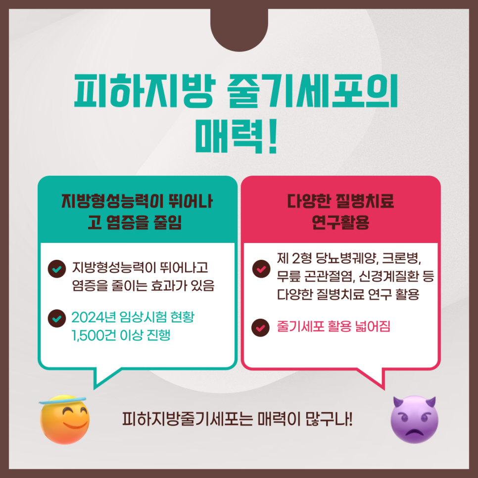 img 지방유래 줄기세포의 비밀! 피하지방 줄기세포가 주목받는 이유는?