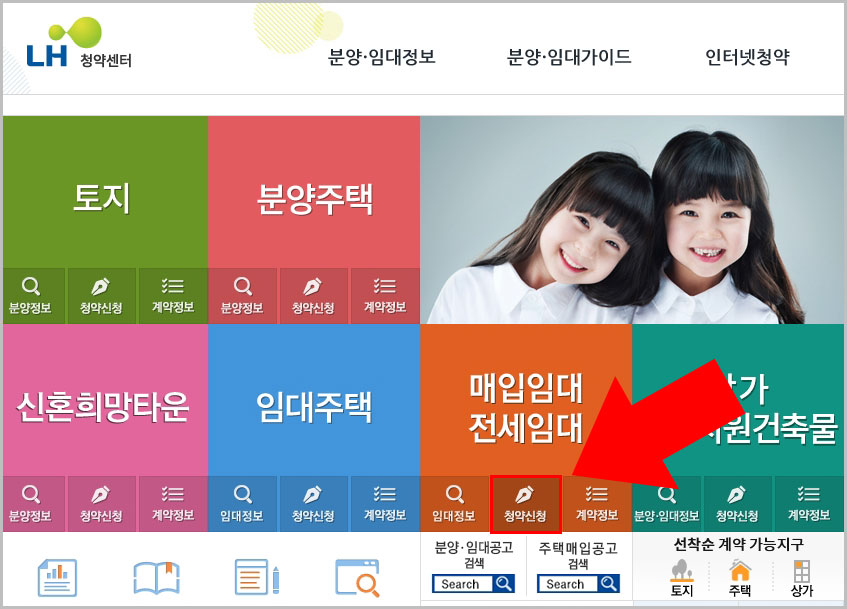  LH 신혼부부 전세임대 1형 2형 신청 조건 및 신청 방법