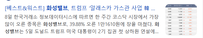알래스카-LNG-관련주