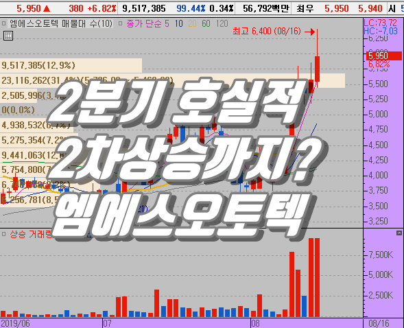  호실적이 주가를 견인한다! 엠에스오토텍 주가 상승이유