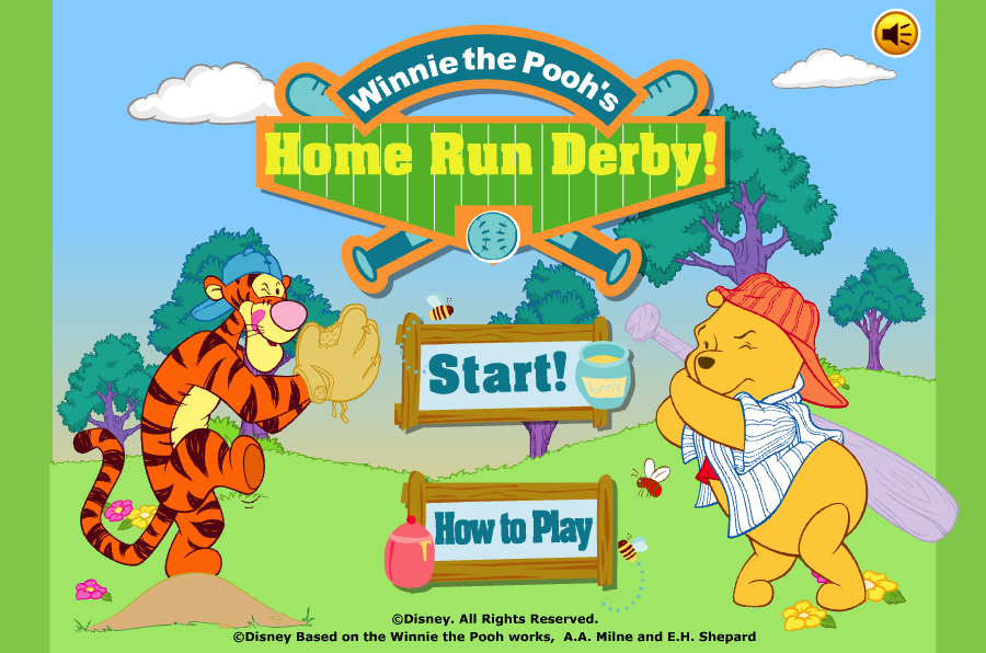 홈런더비[Winnie the Pooh&#39;s Home Run Derby] 개암 사적 화면