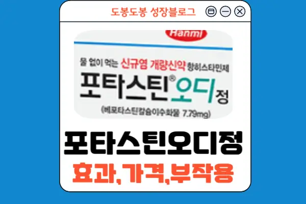 포타스틴오디정 안내 이미지