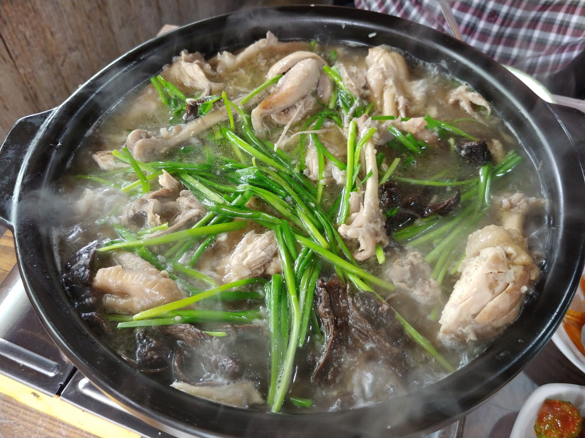  청계산주차장 넓은 백숙 맛집 매봉산장,야휴회 후기