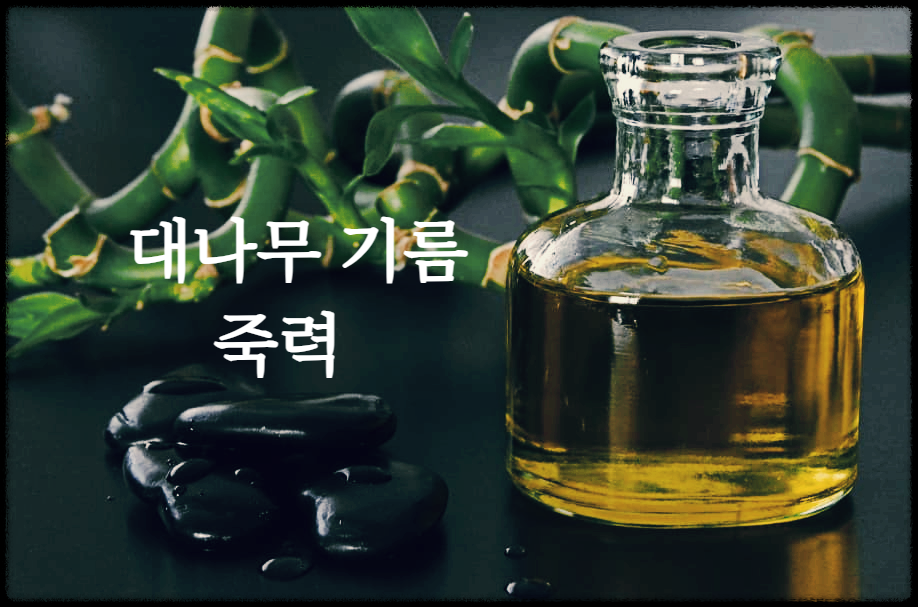  죽력 : 대나무를 구울때 흘러내린 대나무 진액
