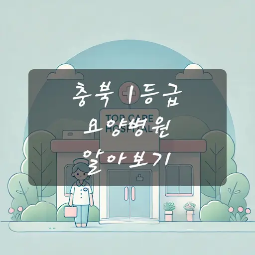 충북 1등급 요양병원 알아보기