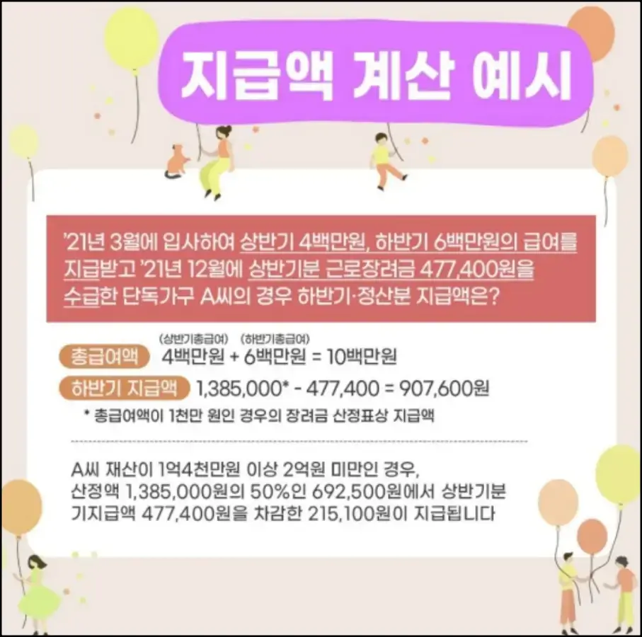 근로장려금-지급액-기준