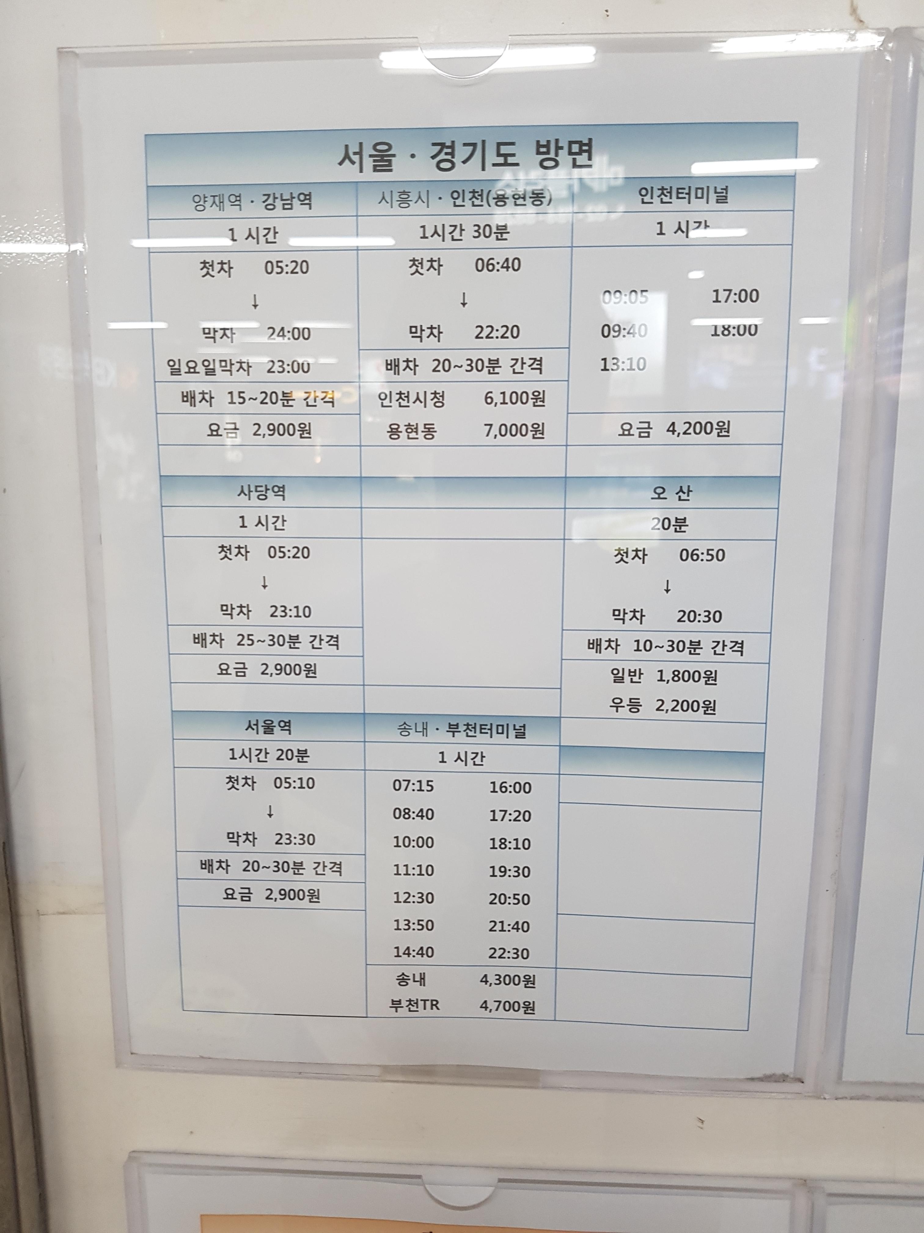 수원 교통의 중심 수원터미널 시간표 알아보기(2021. 6. 11.) 수원 교통의 중심 수원터미널 시간표 알아보기(2021. 6. 11.)