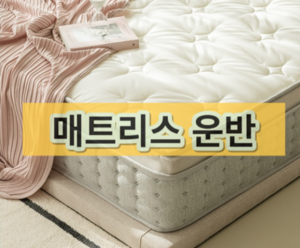  매트리스 운반 방법 알아보기(매트리스 침대 용달 이사 비용 메트리스)