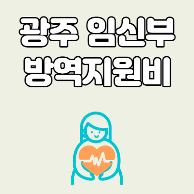  광주광역시 임신부 방역지원비 신청
