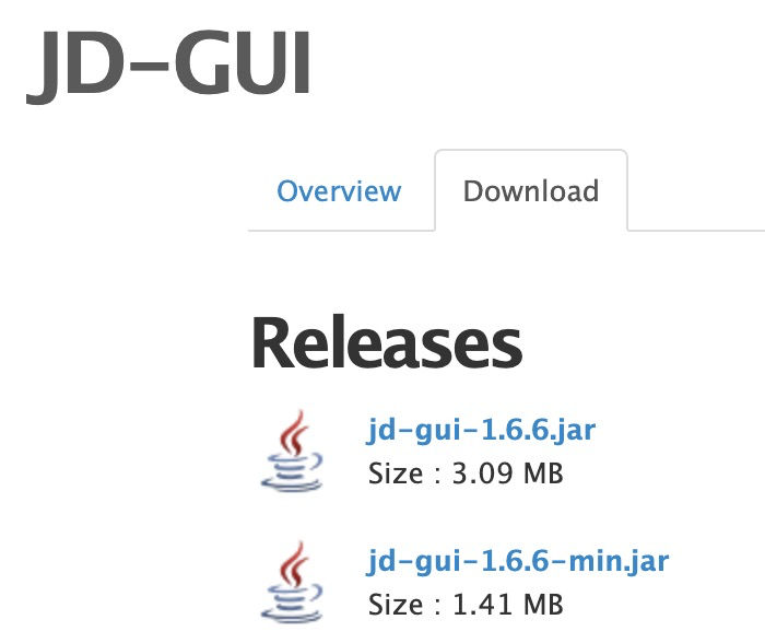 JD-GUI 다운로드