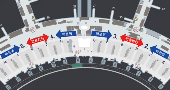 인천공항 제1여객터미널 스마트패스 사용가능 출국장 위치