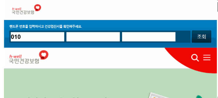 국민건강보험 유사사이트