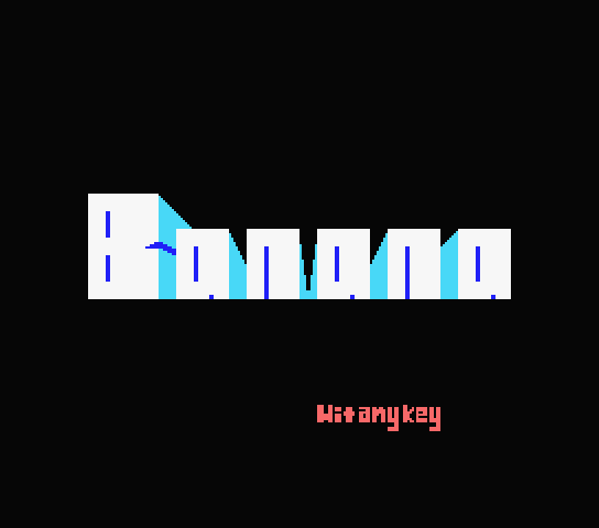  Banana - MSX (재믹스) 게임 롬파일 다운로드