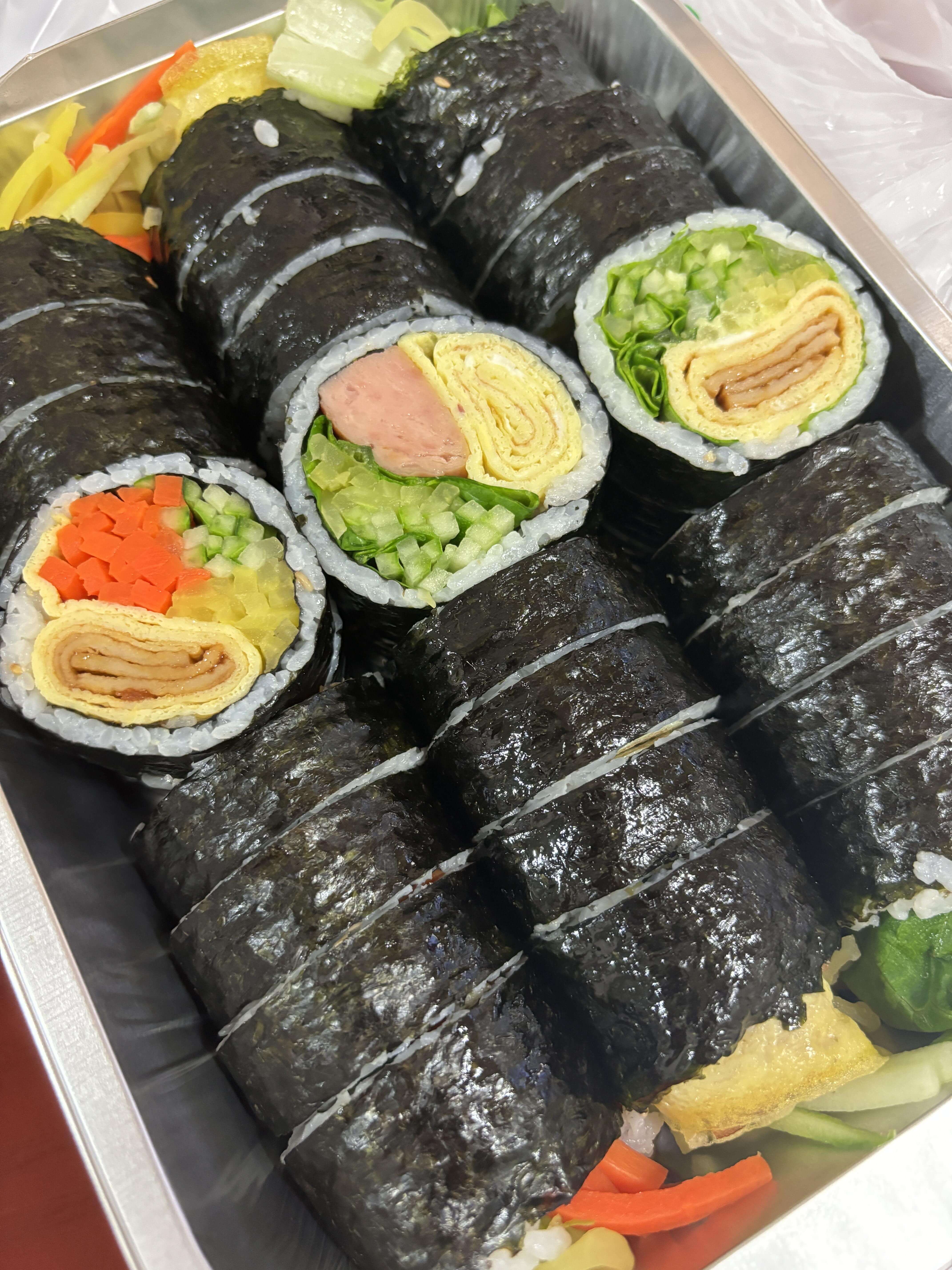 오토김밥 모둠김밥 3종 세트 사진