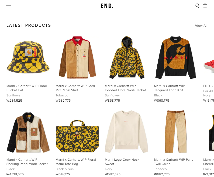 ENDCLOTHING 엔드클로딩