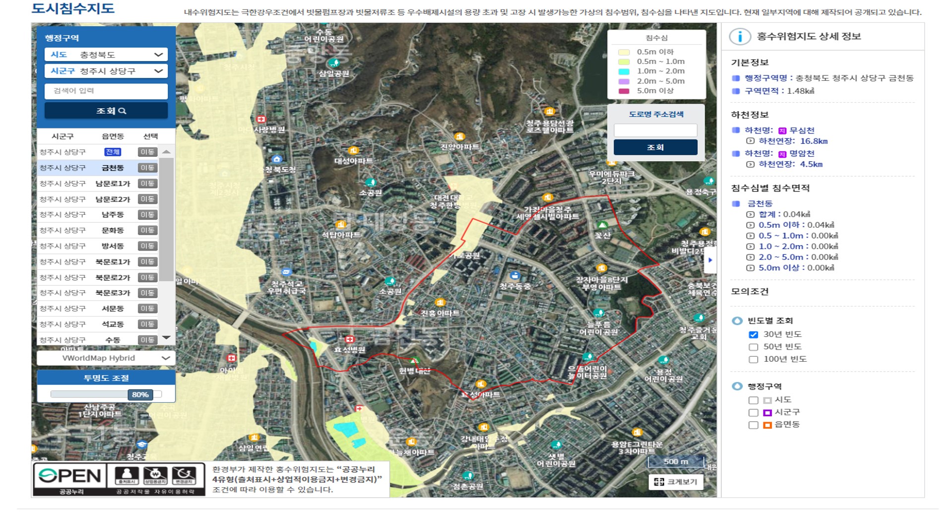 도시침수도